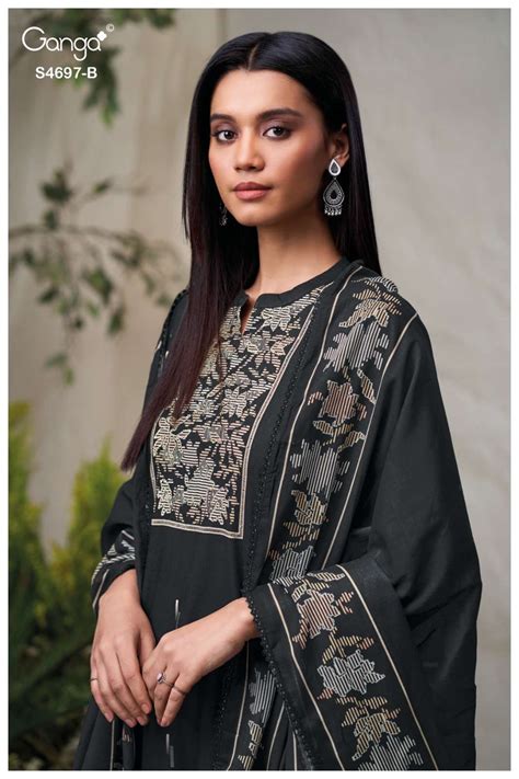 Ganga Fashion Bivanshi 4697 Premium Cotton Dress Material - Amrah Wholesale