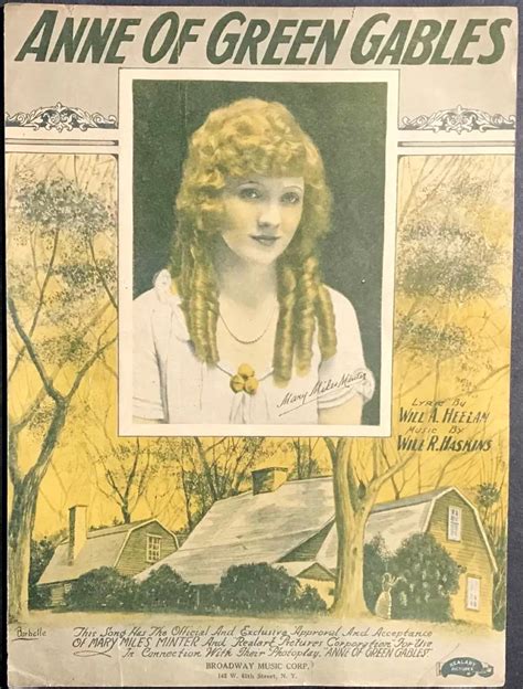 Mary Miles Minter – Anne of Green Gables – 1919 « Grumpy old fart!!!