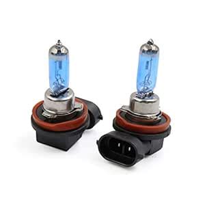 ELECTROPRIME 2Pcs 12V 100W 4300K H8 Super White HOD Halogen Headlight ...