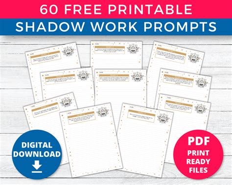 Image result for Free Printable Shadow Work Prompts