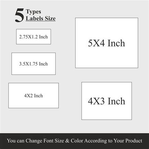 Product Label Template Editable Cosmetic Label Template Skin Care Labe ...