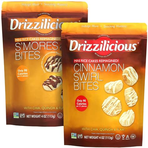 Amazon.com: Drizzilicious S'mores & Cinnamon Swirl Mix - 4oz - 6 Pack ...