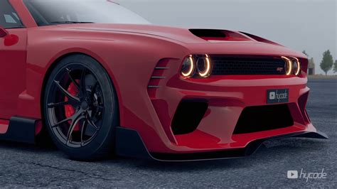 Dodge Challenger Demon Custom Wide Body Kit by Hycade Buy with delivery, installation ...