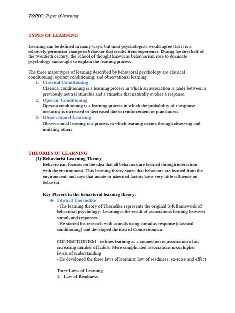 Image result for Different Types of Learning