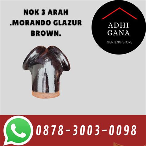 Jual Nok 3 arah Morando Glazur Brown / Nok Genteng Tradisonal Murah ...