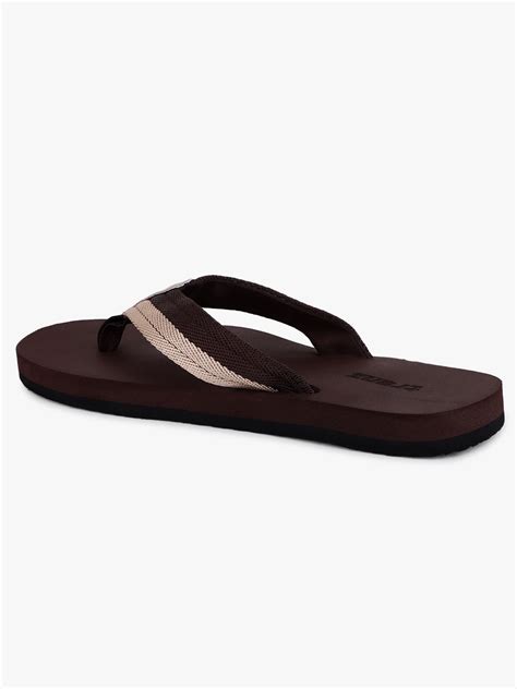 Buy Brown Beige Slip-On Slippers for Men | Shop Online