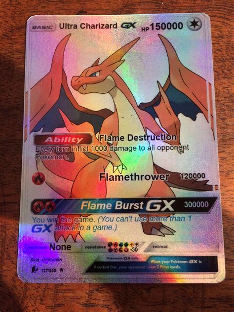 Mega Charizard Pokemon Card