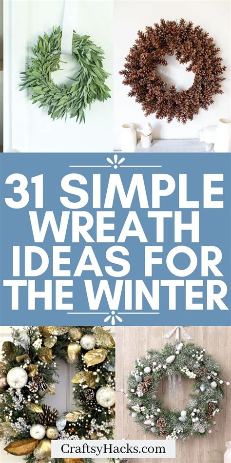 31 Winter Wreath Ideas | Winter wreath diy, Winter wreath, Diy arts and ...