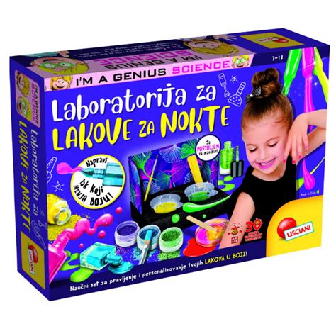 Edukativni set Mali genije laboratorija lakova za nokte Lisciani 50654 ...