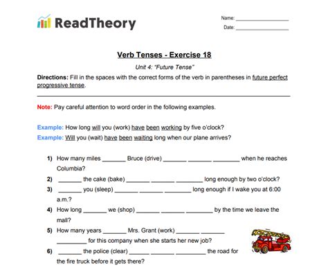 Future Progressive Tense Exercise .Pdf 的图像结果