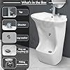 Plantex Wudu Basin/Ceramic Ablution with Leg Wash/Premium One Piece ...