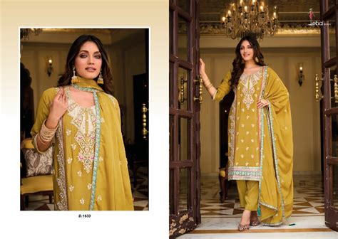 Eba Ayat Wholesale Chinon With Embroidery Work Salwar Suits ...