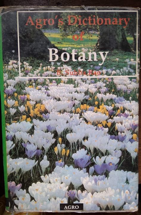 Buy Agro's Dictionary Of Botany - Agro Botanical Publishers Book Online ...