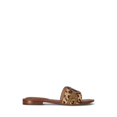 Alegra Haircalf Slide Sandal for Women | Ralph Lauren® IN
