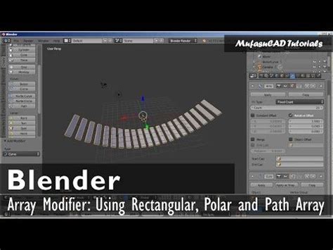 Array Modifier in Blender 的图像结果