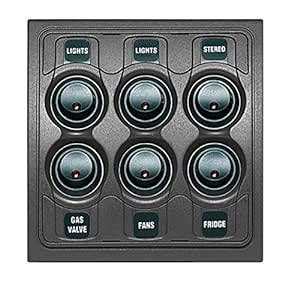 BEP 1000-6W Contour 1000 Switch Panel, 6-Way : Amazon.in: Sports ...