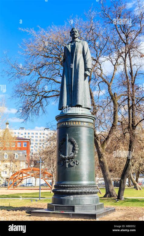 Monument to Felix Dzerzhinsky in the Museon Art Park in Moscow, Russia ...