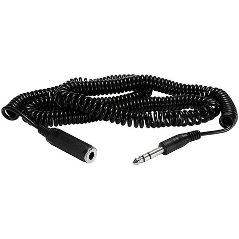 Buy Parts Express 1/4" Stereo Headphone Extension Cord 25 ft. Coiled ...