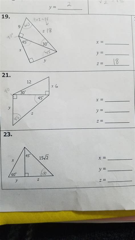 Image result for Geometry Right Triangles