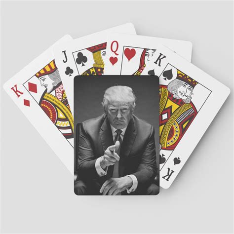 Donald Trump Playing Cards | Zazzle