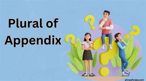 How to Use Appendix Plural (Appendixes, Appendices?) - Phrase Forges
