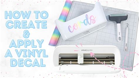 How To Make Vinyl Decals with Cricut | Beginner Cricut Projects| Cricut ...