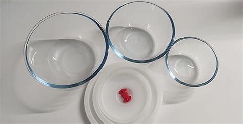 Buy SignoraWare Borosilicate Glass Mixing Bowl Combo|500ml+1000ml ...