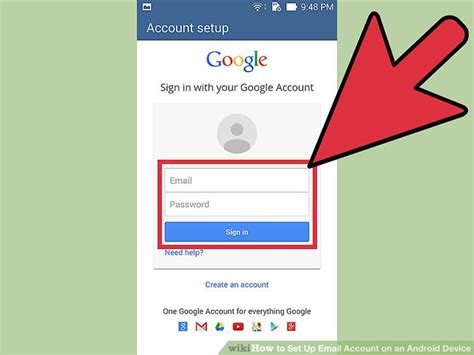 Image result for How to Add Email to Android
