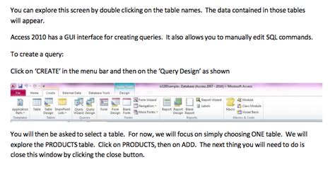 Image result for Access SQL Statement