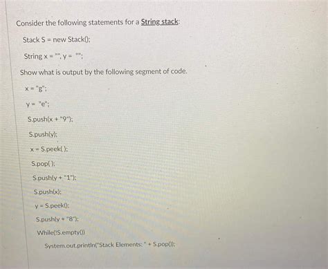 Image result for String Stack Problem Solution
