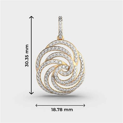 Graceful Illusion Diamond Pendant | Jewelbox