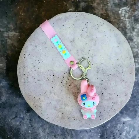Sanliou Pom Pom Purin Hello Kitty 3D Keychain