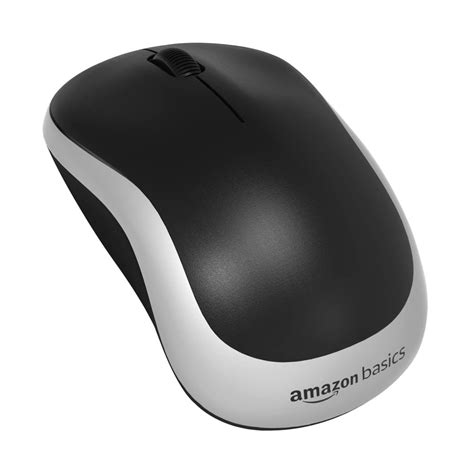 Amazon Basics Wireless Mouse, 2.4 GHz with USB Nano Receiver, Optical ...