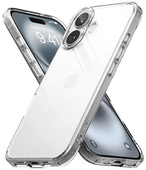 Buy iPhone 16 Plus Back Case | Fusion - Clear Case | Ringke India