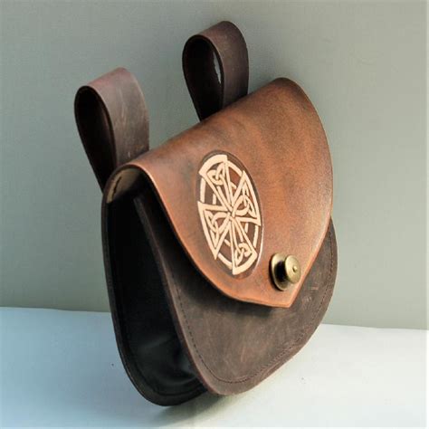 Celtic Leather Craft Belt Bag Celtic Cross Belt Bag - Belt Bag | Celtic ...