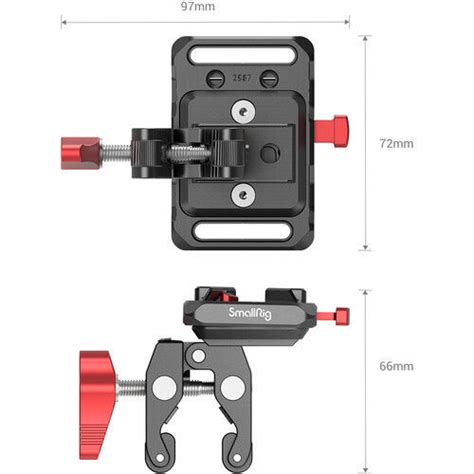 Buy SmallRig 2989 Mini V Mount Battery Plate with Crab-Shaped Clamp at ...