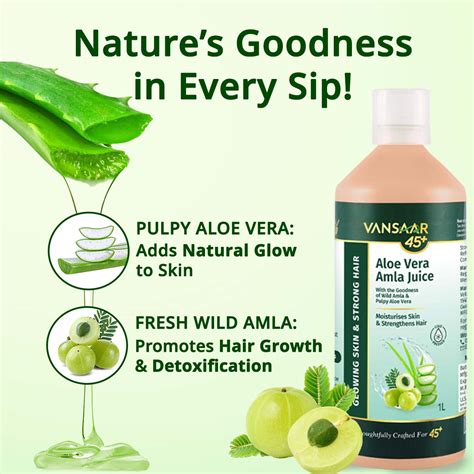 Aloe Vera Amla Juice For Skin & Hair | 100% Cold Pressed For Pure Goodness