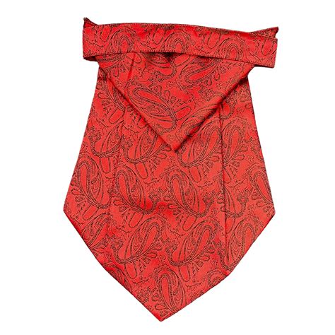Red Paisley Cravat Tie – Tie Benon