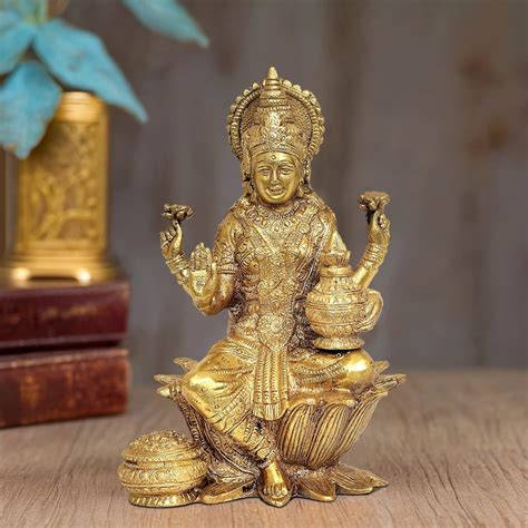 Buy Amazon Brand - Umi Lakshmi Statue | Murti | Goddess Maha Laxmi ...