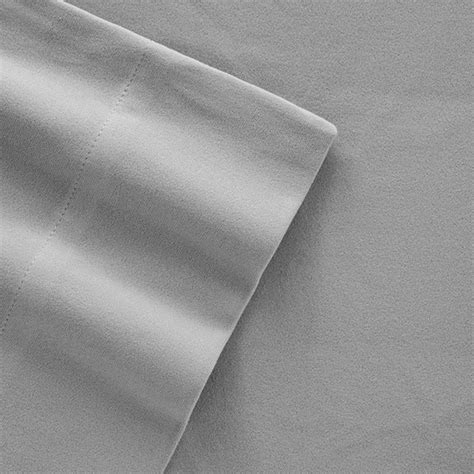 Micro Flannel® Solid Sheet sets// GreyStone (Twin) - Shavel Micro ...