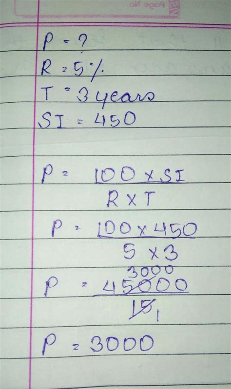 on a certain sum the interest paid after 3 years is rupees 450 at 5% ...