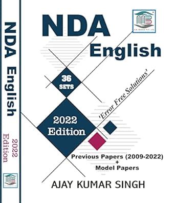 NDA English 2022 Edition | MB Books : Ajay Kumar Singh: Amazon.in: Books