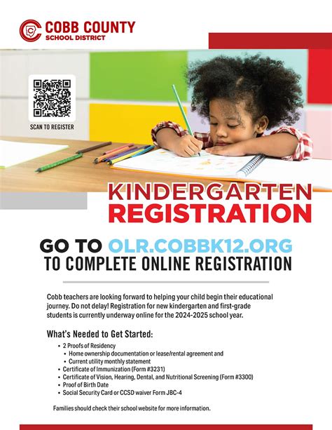 Sign up Today! Kindergarten Registration is Open