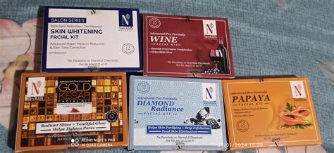 NutriGlow NATURAL'S Facial Kits for All Skin Types, Pack of 5 (60gm ...