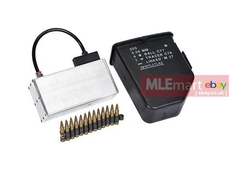 VFC M249 GBB Machine Gun Gas Supply Plastic Ammo Box Magazine Drum ...