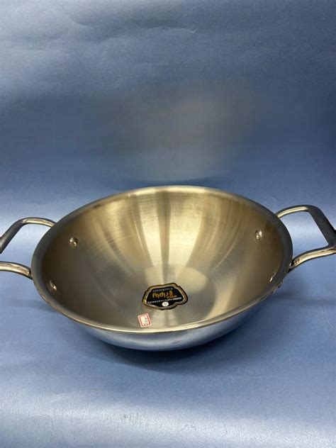 ES TriPly Kadai - Stainless Steel (Without Lid) – Annams Shop