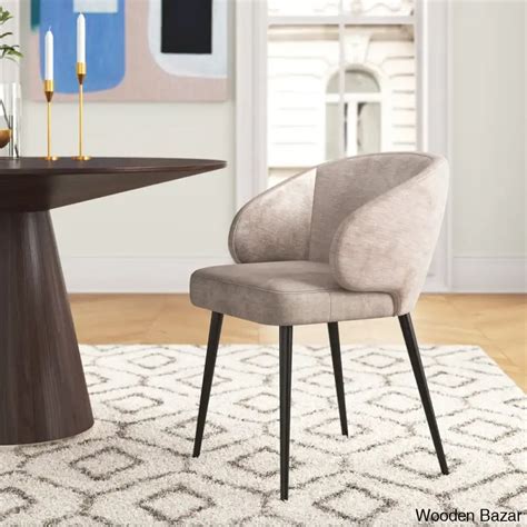 Parman Upholstered Arm Chair - Wooden Bazar