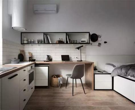 2套40平开放式单身公寓设计 温暖生活(图) - 家居装修知识网