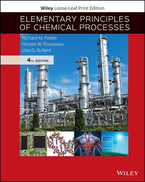 Image result for Elementary Principles of Chemical Processes