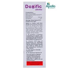 Doxific Injection | Uses, Side Effects, Price | Apollo Pharmacy